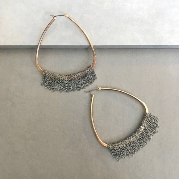 Pretty Simple Jewelry - Mixed Modern Metal Earrings - NEW in package!